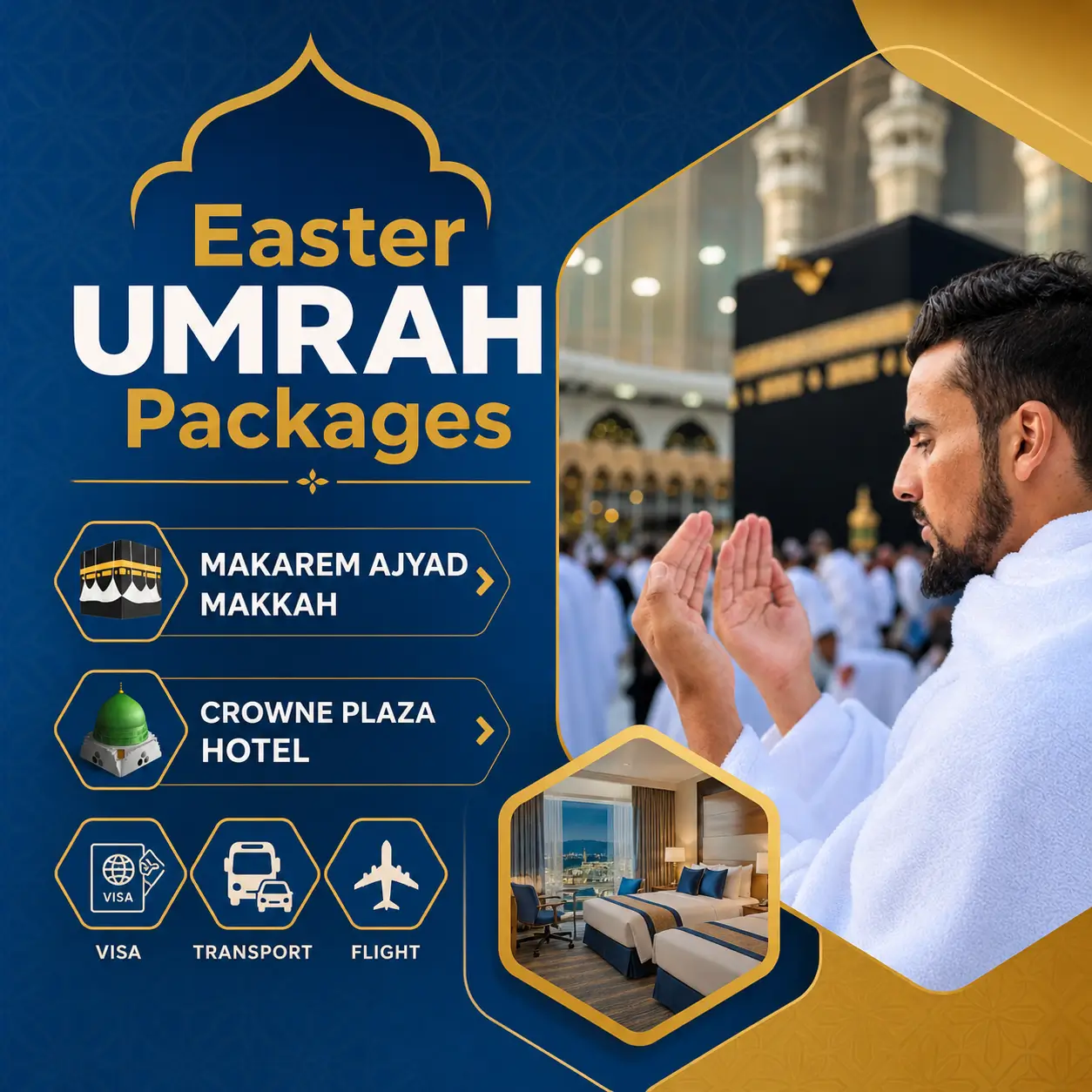 Easter umrah packages -adam travel