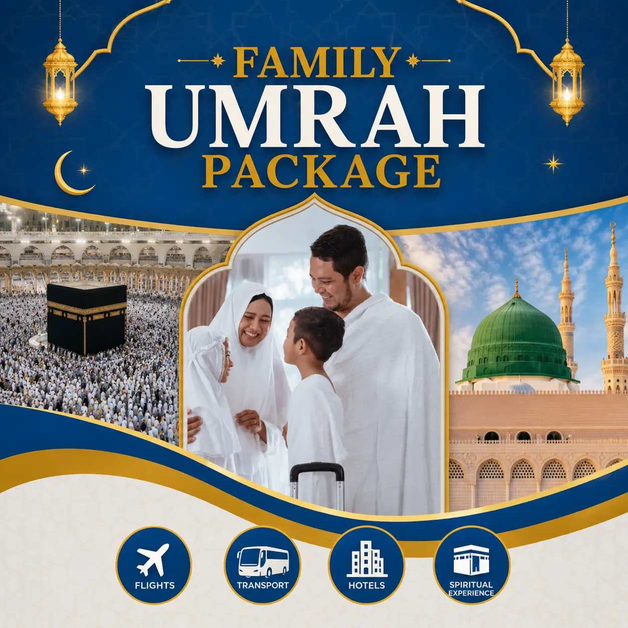 Family Umrah packages from UK - Adam Travel