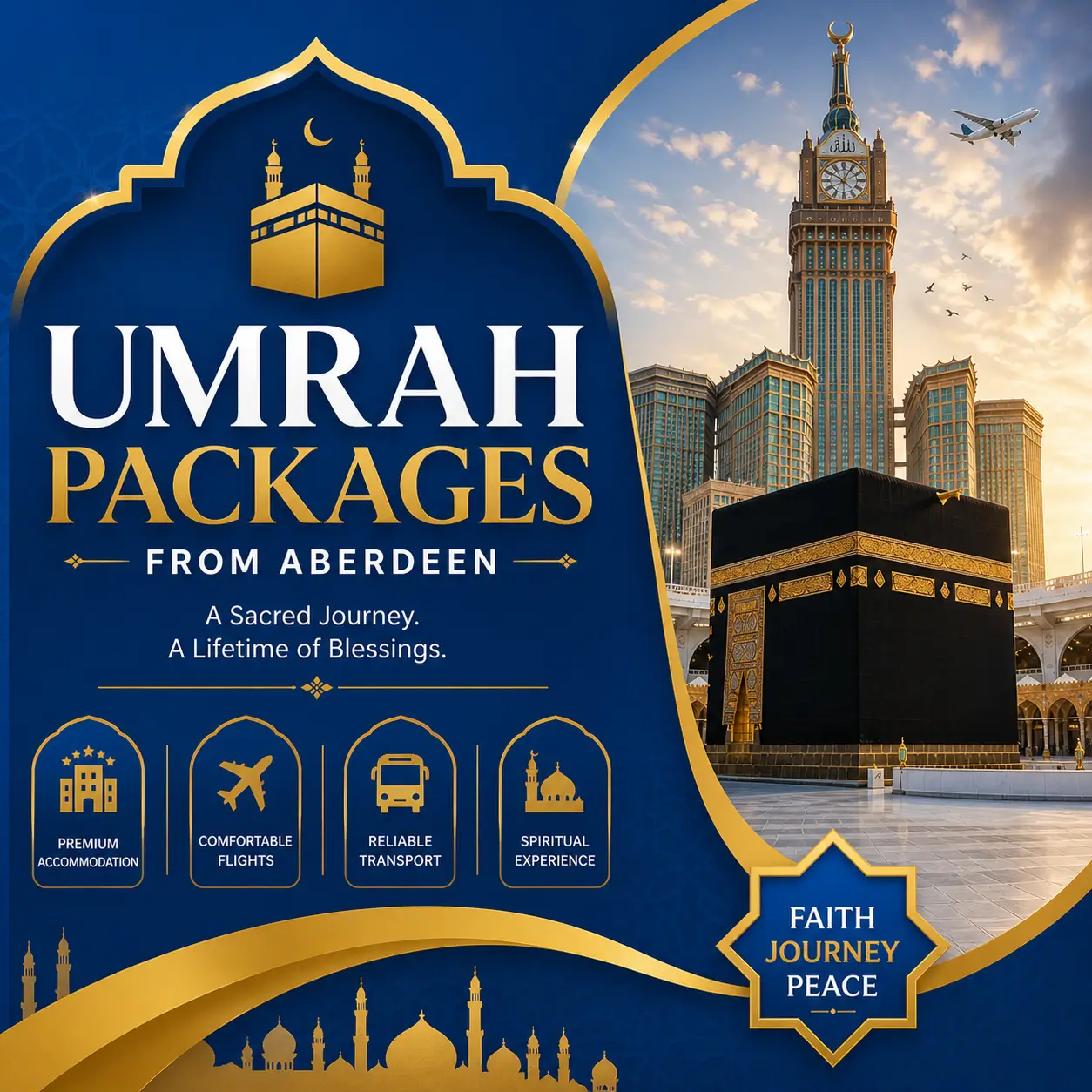 umrah packages from aberdeen - adam travel