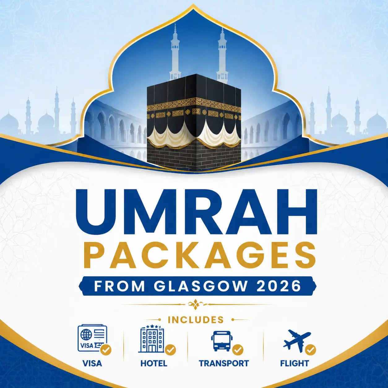 umrah packages from glasgow - adam travel
