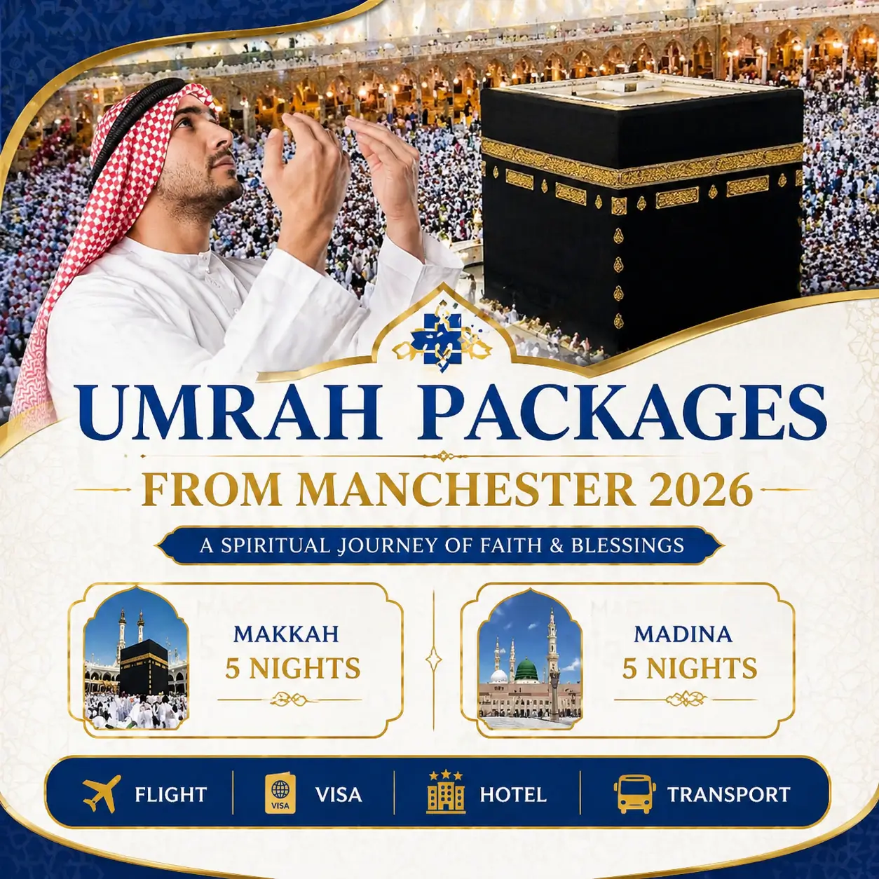 umrah packages from manchester - adam travel