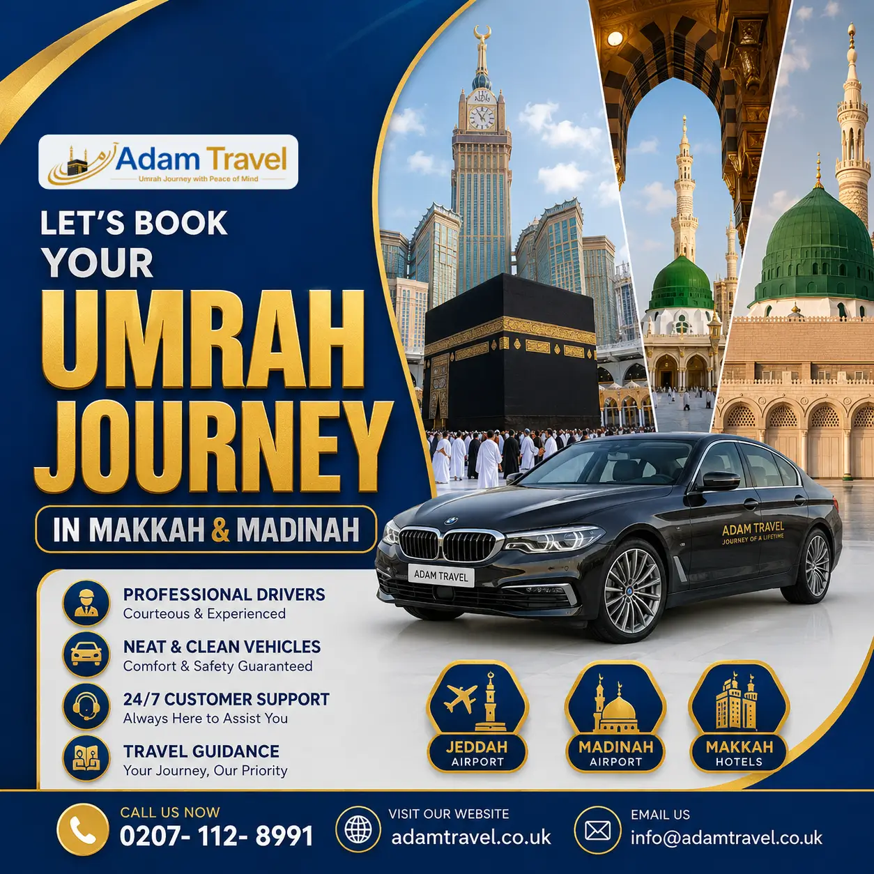 umrah transport - Adam Travel
