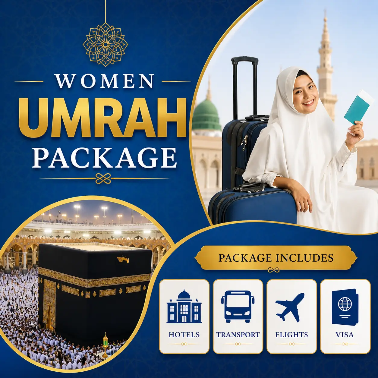 Women Umrah Packge from UK - Adam Travel