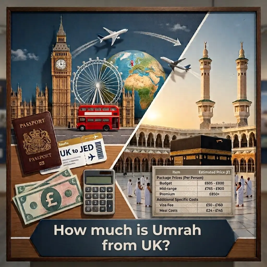 How Much Umrah Packages Cost From UK - Adam Travel